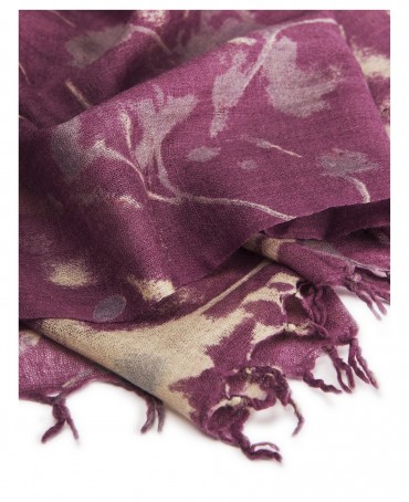 Палантин Женский W40-FLEUR.SAUVAGE/LILAS